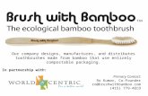 Brush with Bamboo - Think Beyond Plastic