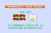 II Congreso Vasco de Naturopatia IRUN 2012