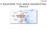 Reasons you need marketing skills