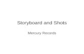 Storyboard and shots