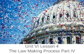 4 the lawmaking process part iv