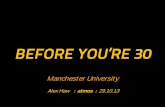 Alex Haw lecture 131029 - Manchester University - Before You're Thirty -425