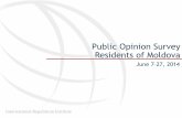 2014 july 25 public opinion survey residents of moldova, june 7-27, 2014