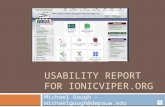 VIPEr Usability Study