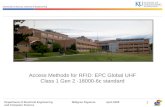 April 22, 2008 - Access Methods for RFID: EPC Global UHF ...