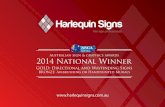 Harlequin Signs Awards 2014
