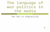 Language of politics - Sas in Afghanistan