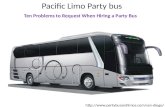 Ten Problems to Request When Hiring a Party Bus