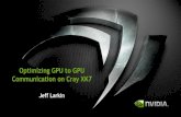 Optimizing GPU to GPU Communication on Cray XK7