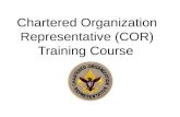 Charter Organization Representative training