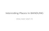 Interesting places in bandung
