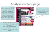 Analyse Content Page