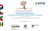 Feeding Knowledge: the call for best sustainable development practices for food security- Expo Milano 2015