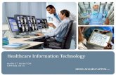Healthcare Information Technology Market Monitor - Spring 2014