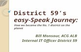 D59's easy speak journey