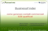 BusinessFinder: come generare contatti commerciali B2B qualificati
