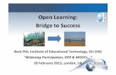 Open Learning: Bridge to Success