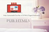 Pub html5 – fully customizable tool bar of html5 digital publication