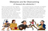 À L’assaut des obstacles - Obstacles are for Overcoming