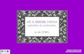 HR & Social Media in de Zorg