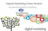 Demo session on digital marketing-Emobitise