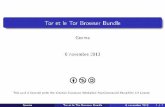 Tor et Tor browser bundle