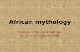 African mythology for HP