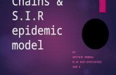 Markov chain and SIR epidemic model (Greenwood model)