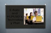 E rate and technology plan