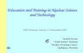 Education and Training in Nuclear Science and Technology (1,6 MB)