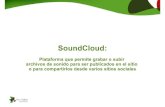 Uso de SoundCloud