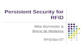 Persistent Security for RFID