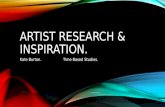 Artist Research & Inspiration - Time Based Studies