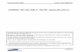 256Mb M-die MLC NOR Specification
