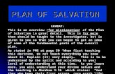 Plan of salvation english mission