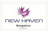 New haven - Luxury 2 BHK & 3 BHK apartments, Bangalore's first Green Township, Tumkur Road. Call 9740410022