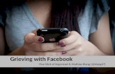 Grieving With Facebook