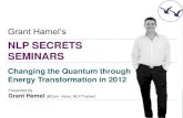 NLP Secrets Seminar 2012 - Quantum Energy - 21062012