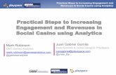 Practical steps to increasing engagement and revenues in  social casino using analytics