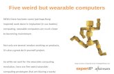 Five weird wearable computers