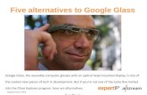 Five alternatives to Google Glass