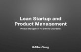 Lean startup and product management
