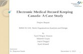 Electronic Medical Records in Canada, Work Org