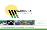 Wakonda Technologies - Clean Tech Kingpins