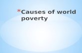 Causes of world poverty