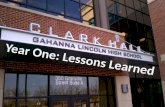 GLHS Clark Hall: Lessons Learned in Year One