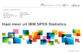Haal meer uit IBM SPSS Statistics 11.11.14 Laila Fettah - IBM
