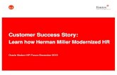 Learn How Herman Miller Modernized Their HR