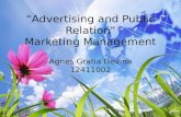 Marketing management presentation advertising & pr