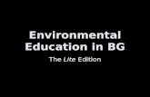 Environmental Education in PC Bulgaria